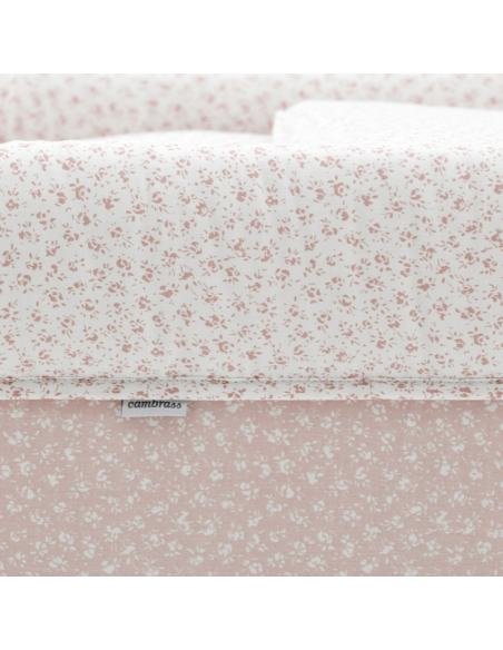 MINICUNA TIJERA MADERA BLANCA LIBERTY ROSA CAMBRASS