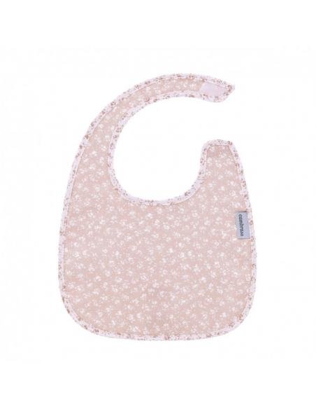 BABERO CUADRADO CON VELCRO LIBERTY ROSA CAMBRASS
