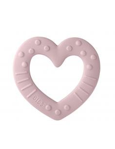 MORDEDOR BABY BITIE CORAZON PINK PLUM BIBS