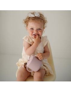 TAZA SNACK SILICONA BLUSH MUSHIE 2