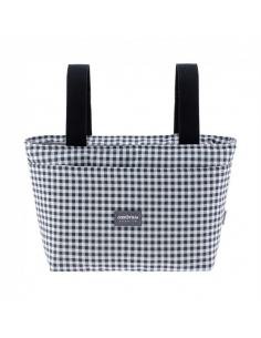BOLSO ORGANIZADOR VICHY NEGRO CAMBRASS
