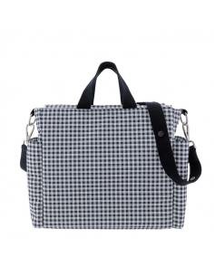 BOLSO MATERNAL PACK VICHY NEGRO CAMBRASS 2