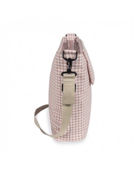 BOLSA CANASTILLA I LOVE VICHY ROSA WALKING MUM
