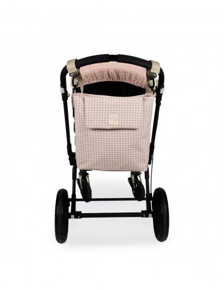 BOLSA CANASTILLA I LOVE VICHY ROSA WALKING MUM