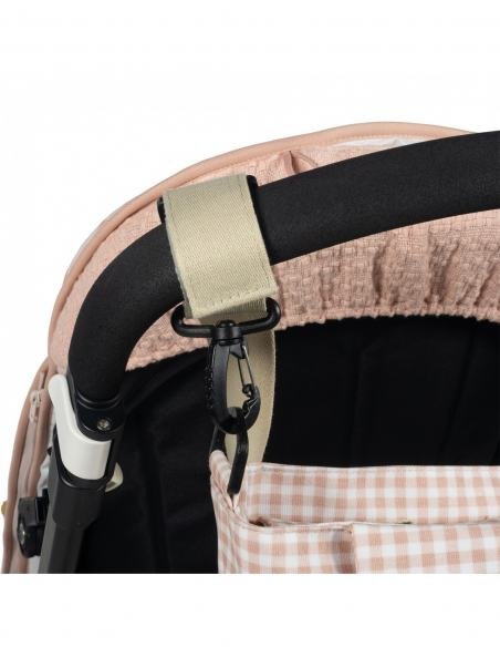 BOLSA CANASTILLA I LOVE VICHY ROSA WALKING MUM