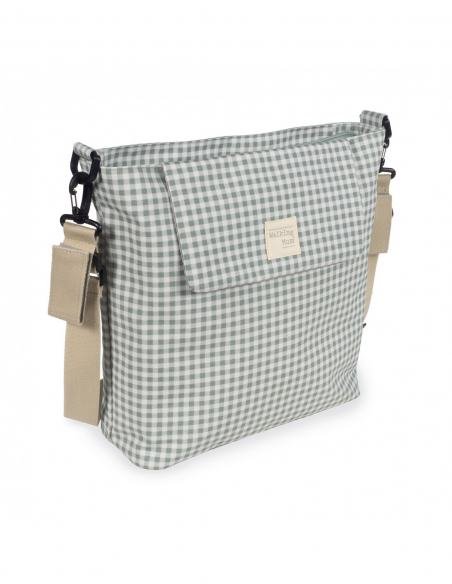BOLSA CANASTILLA I LOVE VICHY VERDE WALKING MUM