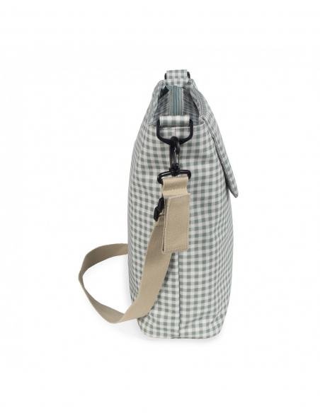 BOLSA CANASTILLA I LOVE VICHY VERDE WALKING MUM