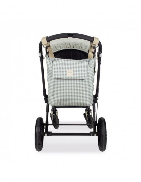 BOLSA CANASTILLA I LOVE VICHY VERDE WALKING MUM