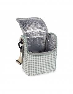BOLSA TERMICA I LOVE VICHY VERDE WALKING MUM 2