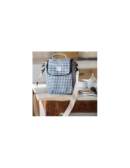 BOLSA TERMICA I LOVE VICHY NEGRO WALKING MUM