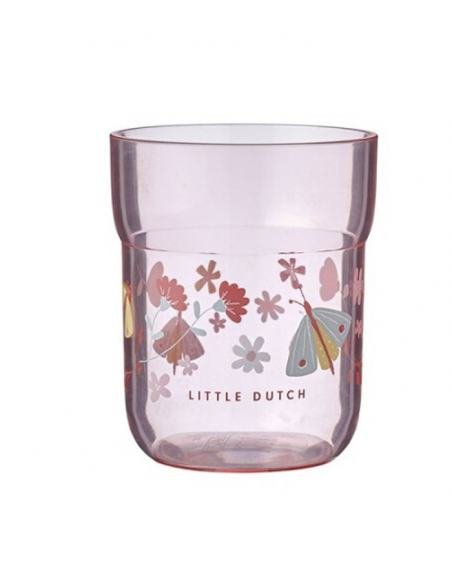 VASO INFANTIL 250 ML FLORES Y MARIPOSAS LITTLE DUTCH