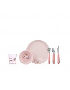 VAJILLA INFANTIL MIO 6 PCS FLORES Y MARIPOSAS LITTLE DUTCH
