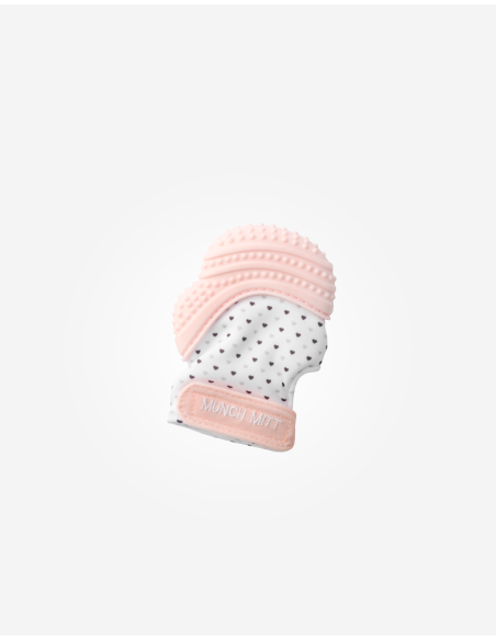 MANOPLA DE DENTICIÓN PARA EL BEBÉ ROSA SARO