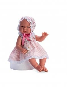 MUÑECA MARÍA RAYAS ROSAS PECHERA FLORES ASÍ
