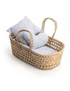 CAPAZO MUÑECAS HOJA DE PALMA VESTIDURA AZUL ASÍ