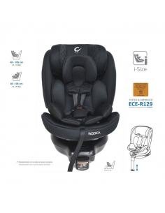 SILLA AUTO 0-1-2-3 RODEA NEGRA CARBEBE