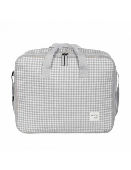 MALETA I LOVE VICHY GRIS WALKING MUM