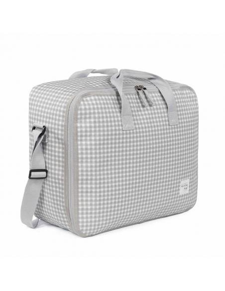 MALETA I LOVE VICHY GRIS WALKING MUM