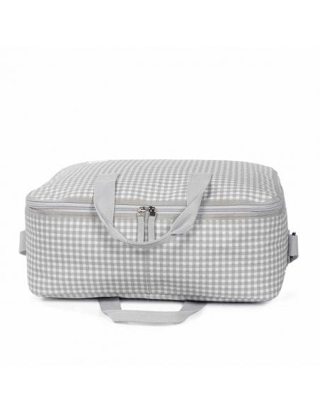 MALETA I LOVE VICHY GRIS WALKING MUM