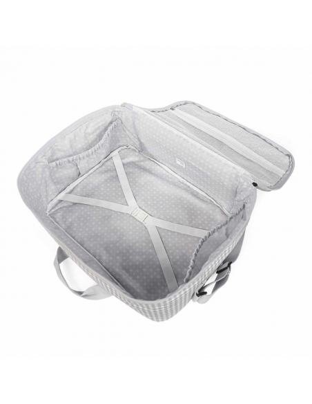 MALETA I LOVE VICHY GRIS WALKING MUM