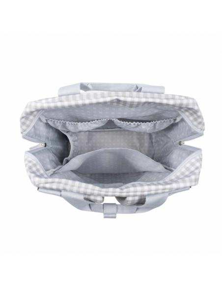 MOCHILA I LOVE VICHY GRIS WALKING MUM