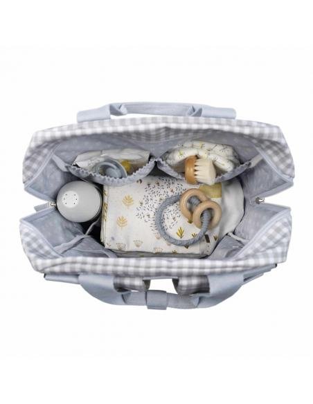 MOCHILA I LOVE VICHY GRIS WALKING MUM