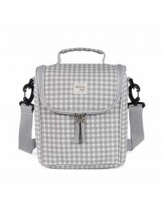 BOLSA TERMICA I LOVE VICHY GRIS WALING MUM