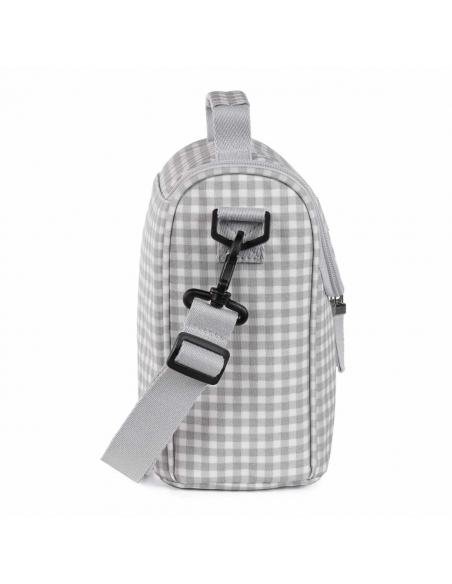 BOLSA TERMICA I LOVE VICHY GRIS WALING MUM