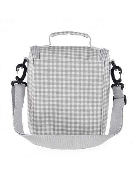BOLSA TERMICA I LOVE VICHY GRIS WALING MUM