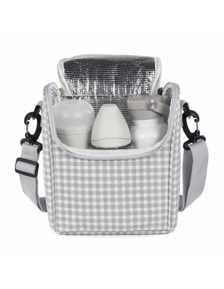 BOLSA TERMICA I LOVE VICHY GRIS WALING MUM