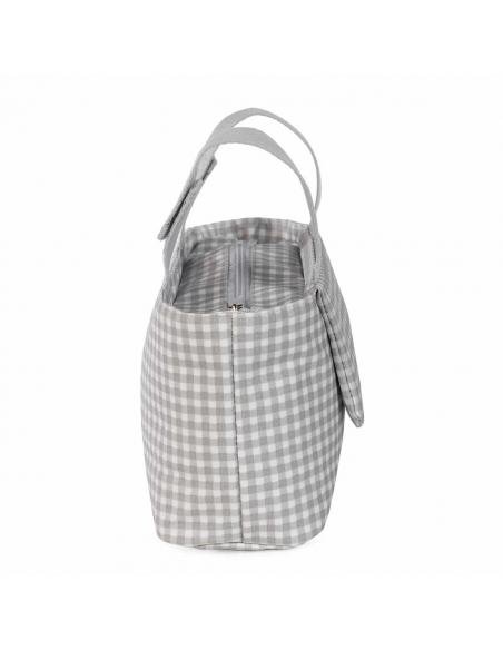BOLSO ORGANIZADOR I LOVE VICHY GRIS WALKING MUM