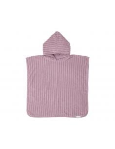 PONCHO DE BAÑO MALVA LITTLE DUTCH