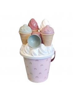 SET PLAYA HELADOS ROSA LITTLE DUTCH