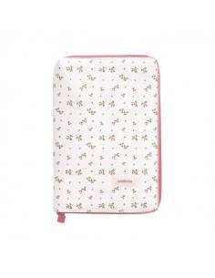 PORTADOCUMENTOS AURA BEIGE/FLORES CAMBRASS