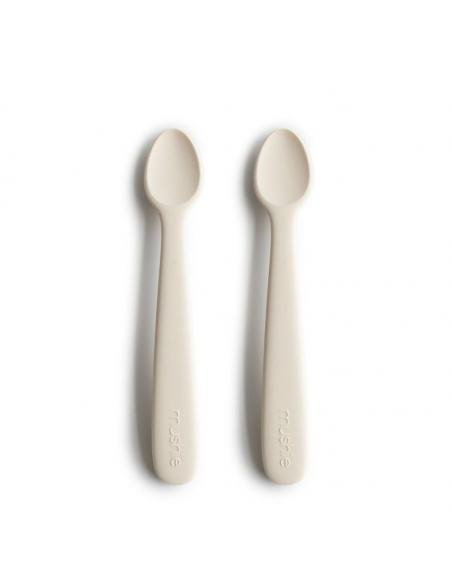 PACK DOS CUCHARAS SOLID IVORY MUSHIE