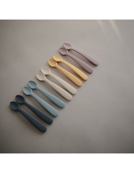 PACK DOS CUCHARAS SOLID IVORY MUSHIE