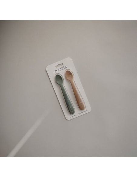 PACK DOS CUCHARAS SOLID IVORY MUSHIE