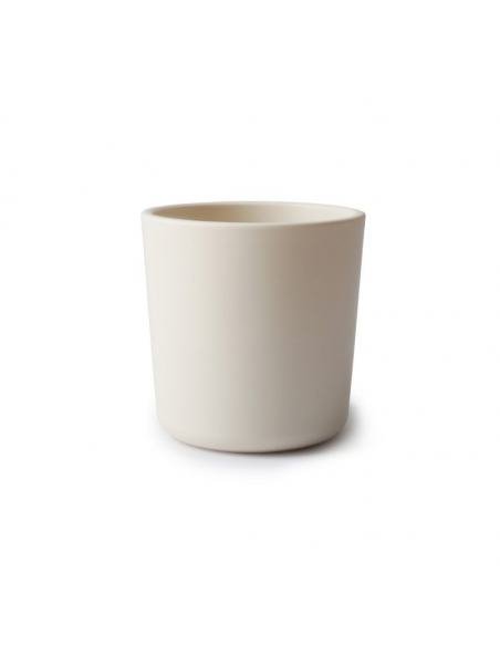 PACK DOS VASOS SOLID IVORY MUSHIE