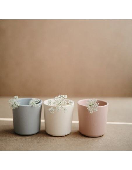 PACK DOS VASOS SOLID IVORY MUSHIE