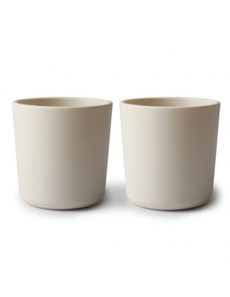 PACK DOS VASOS SOLID IVORY MUSHIE