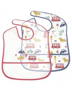 SET 2 BABEROS PEVA BUS OLMITOS