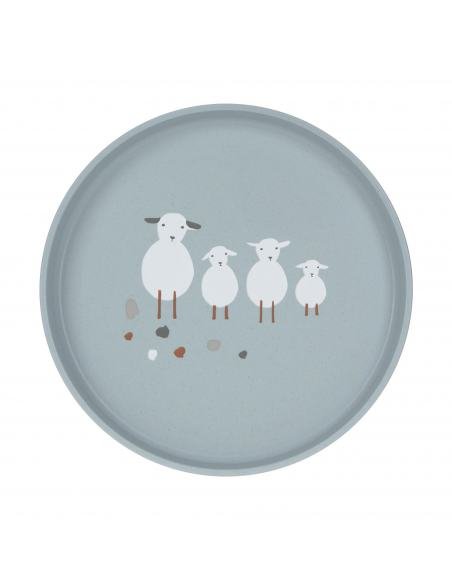 PLATO INFANTIL TINY FARMER,OVEJA AZUL LÄSSIG