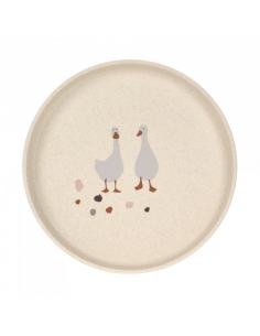 PLATO INFANTIL PEQUEÑO GRANJERO ,GANSO NATURALEZA LÄSSIG 2