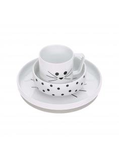 VAJILLA PORCELANA LITTLE CHUMS CAT LÄSSIG