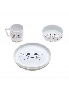 VAJILLA PORCELANA LITTLE CHUMS CAT LÄSSIG 2