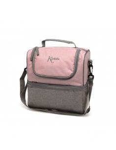 BOLSO TÉRMICO 2 COMPARTIMENTOS ROSA KIOKIDS