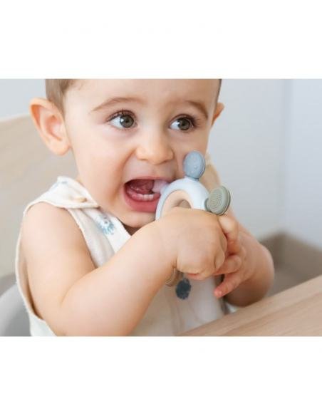 MORDEDOR MADERA Y SILICONA ESTRELLA +3 MESES KIOKIDS