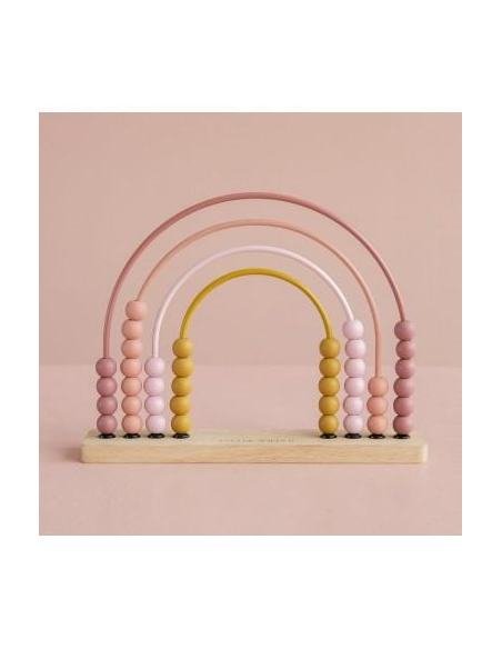 ÁBACO ARCO IRIS ROSA LITTLE DUTCH