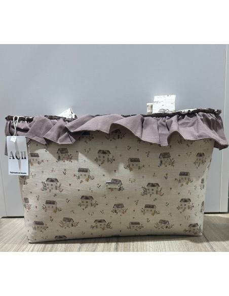 BOLSO ORGANIZADOR 854 MARRON ARTESANIA CHARI
