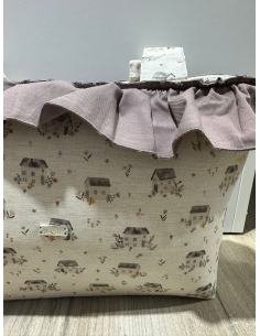 BOLSO ORGANIZADOR 854 MARRON ARTESANIA CHARI 2